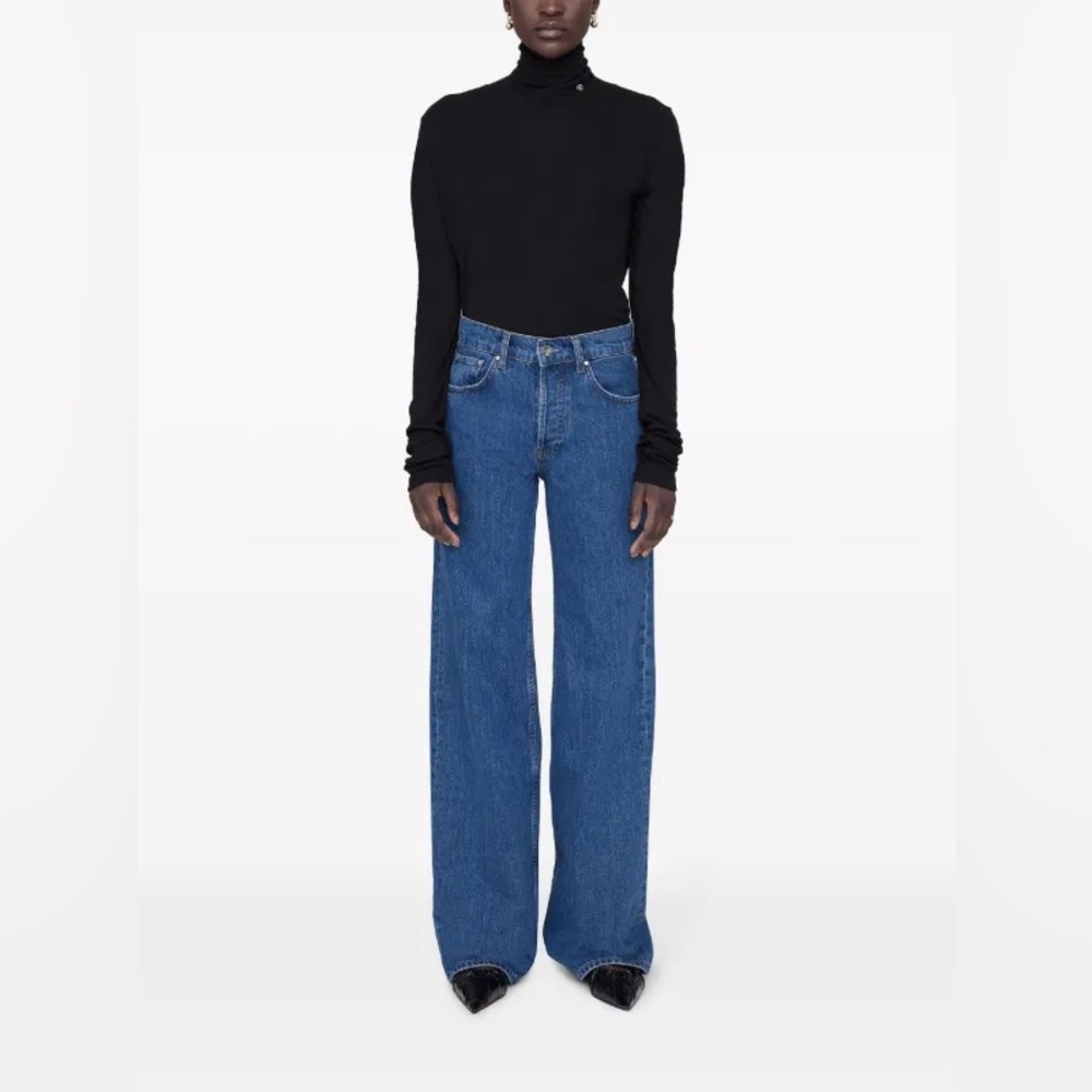 Anine Bing Hugh Jeans in Indigo - Perfect Condition